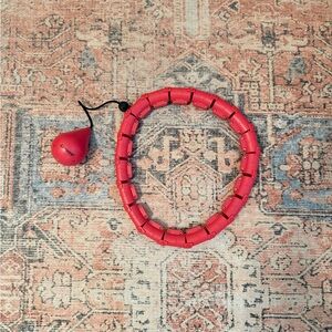 Pink Adjustable Weighted Hula Hoop